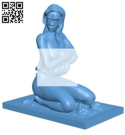 Statue girl B009239 file obj free download 3D Model for CNC and 3d printer