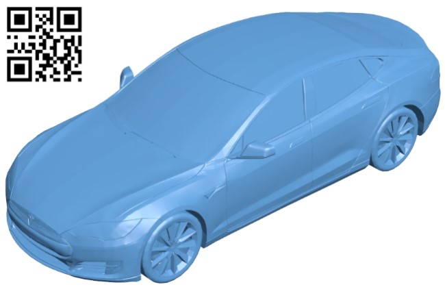 Tesla model S – B009288 file free download 3D Model for CNC 3d printer – Download Stl Files