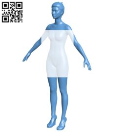 Women B009351 file obj free download 3D Model for CNC and 3d printer