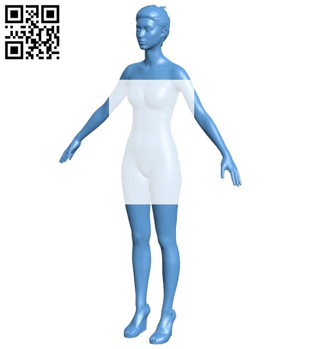 Women B009351 file obj free download 3D Model for CNC and 3d printer