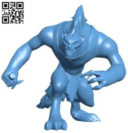 Yeenoghu B009248 file obj free download 3D Model for CNC and 3d printer