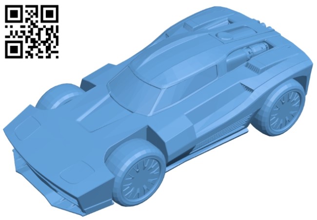 Breakout V1 - car B009410 file obj free download 3D Model for CNC and 3d printer