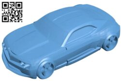 Camaro ZL1 2017 – car B009431 file obj free download 3D Model for CNC and 3d printer