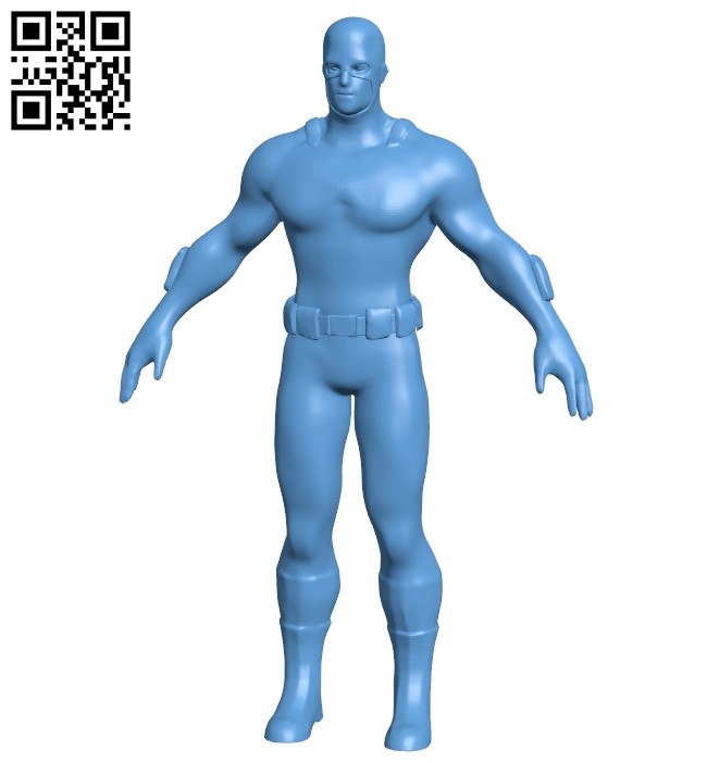 Captain America - superhero B009462 file obj free download 3D Model for CNC and 3d printer