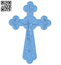 Cross symbol pattern A006341 download free stl files 3d model for CNC wood carving