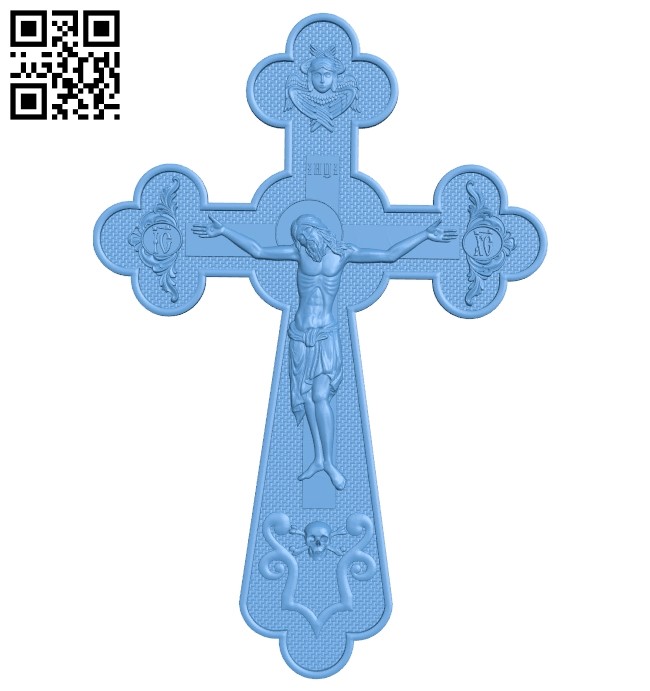 Cross symbol pattern A006341 download free stl files 3d model for CNC wood carving