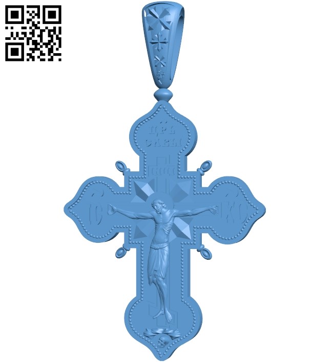 Cross symbol pattern A006346 download free stl files 3d model for CNC wood carving