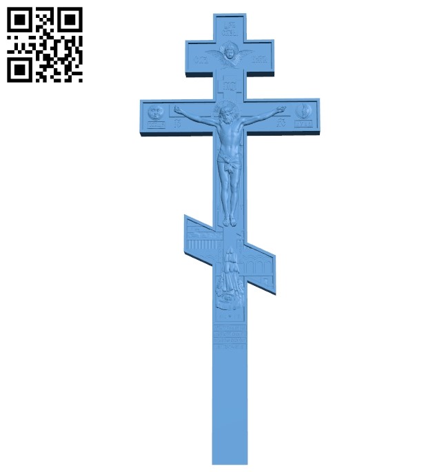 Cross symbol pattern A006347 download free stl files 3d model for CNC wood carving