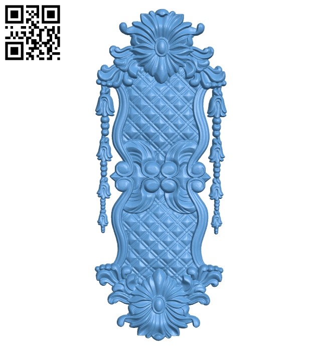 Door pattern A006391 download free stl files 3d model for CNC wood carving