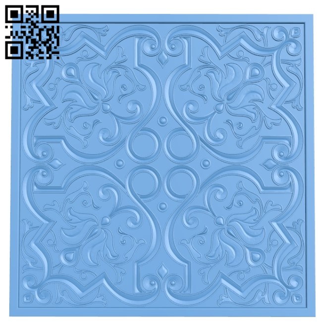 Door pattern A006399 download free stl files 3d model for CNC wood carving