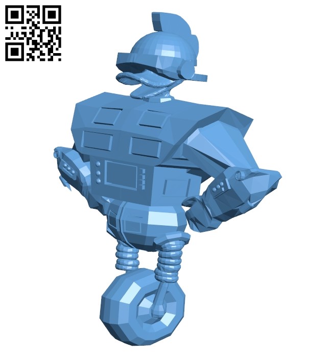 Gizmoduck B009404 file obj free download 3D Model for CNC and 3d printer