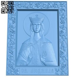 Icon Alexander Nevsky A006349 download free stl files 3d model for CNC wood carving