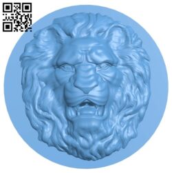 Lion head pattern A006330 download free stl files 3d model for CNC wood carving