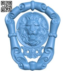 Lion head pattern A006332 download free stl files 3d model for CNC wood carving