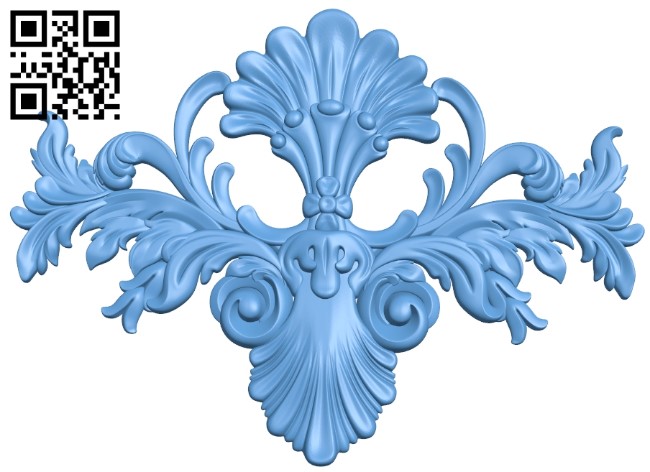 Pattern decor design A006464 download free stl files 3d model for CNC wood carving