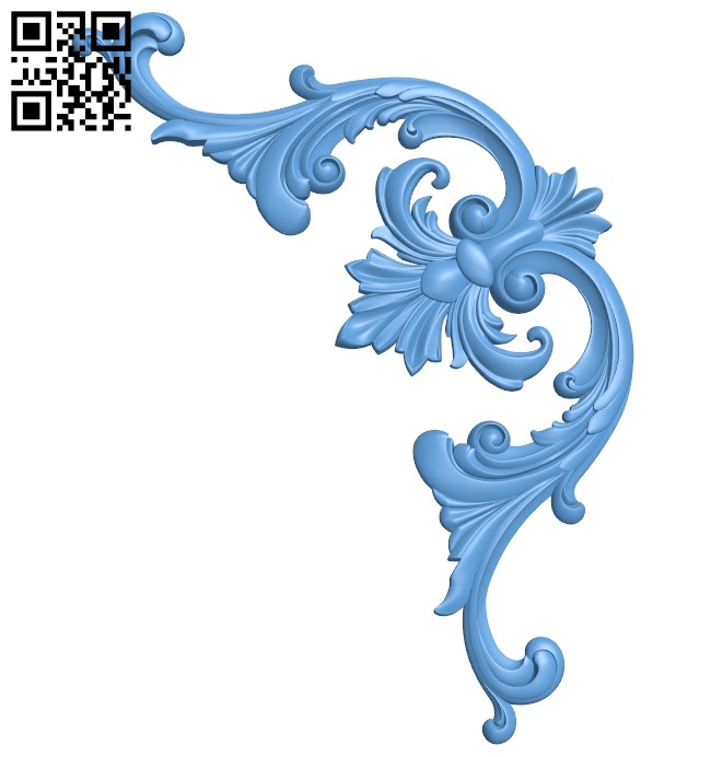 Pattern in the corner A006310 download free stl files 3d model for CNC wood carving