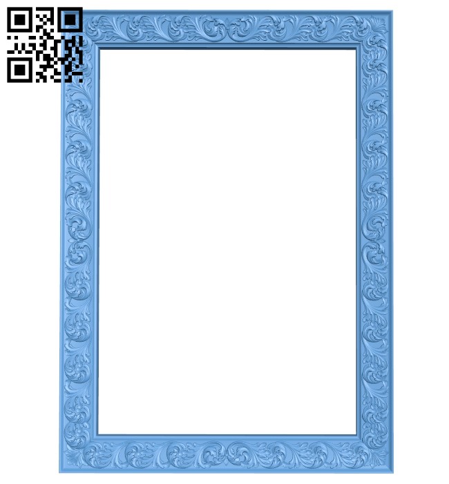 Picture frame or mirror A006321 download free stl files 3d model for CNC wood carving