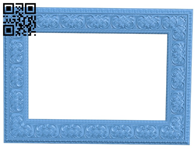 Picture frame or mirror A006431 download free stl files 3d model for CNC wood carving
