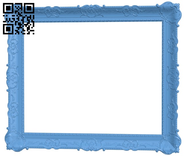 Picture frame or mirror A006435 download free stl files 3d model for CNC wood carving
