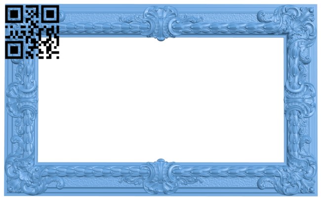 Picture frame or mirror A006436 download free stl files 3d model for CNC wood carving