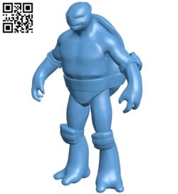 Raph TMNT – ninja B009391 file obj free download 3D Model for CNC and 3d printer