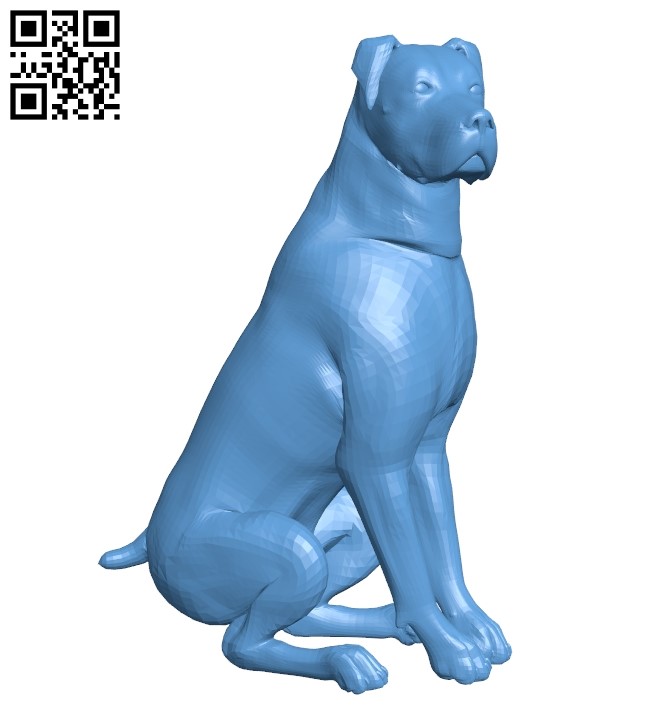 Rottweiler - dog B009394 file obj free download 3D Model for CNC and 3d printer