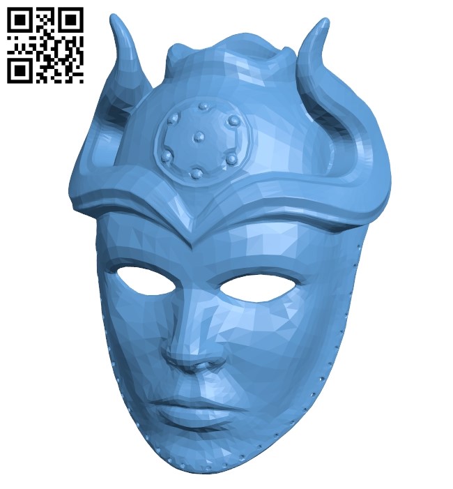Sons of the Harpy Mask B009427 file obj free download 3D Model for CNC and 3d printer