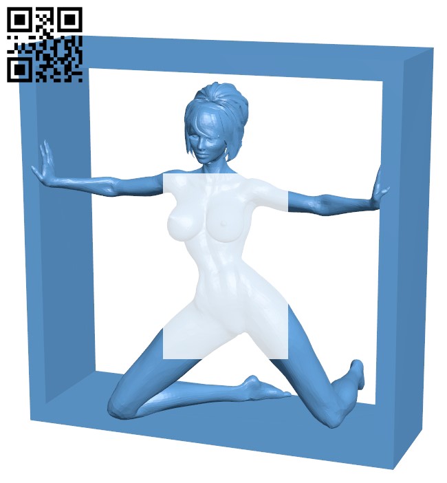 Squared women B009443 file obj free download 3D Model for CNC and 3d printer