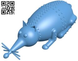 Steel rat B009407 file obj free download 3D Model for CNC and 3d printer