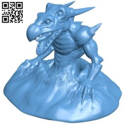Sub Dragon B009413 file obj free download 3D Model for CNC and 3d printer