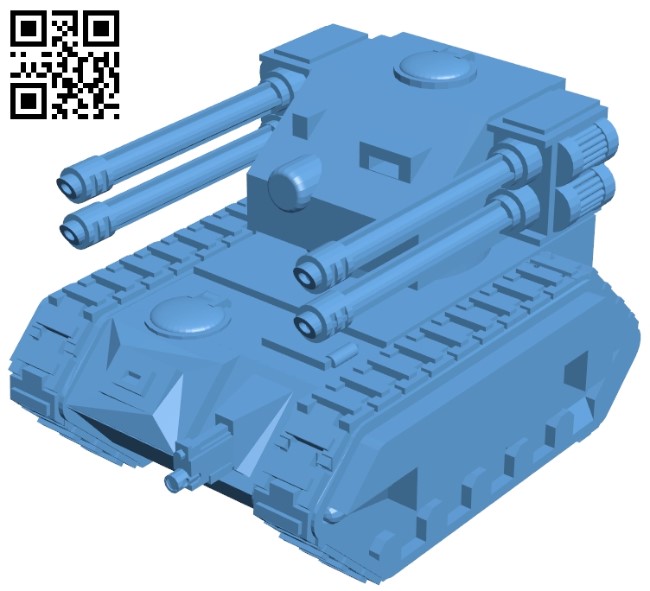 Tank Space artillery B009440 file obj free download 3D Model for CNC and 3d printer