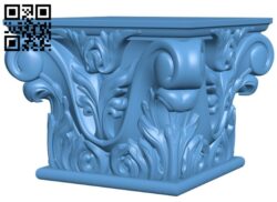 Top of the column A006361 download free stl files 3d model for CNC wood carving