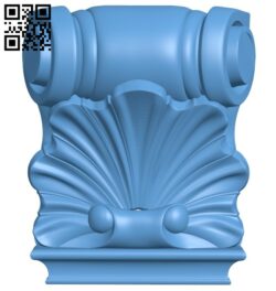 Top of the column A006364 download free stl files 3d model for CNC wood carving