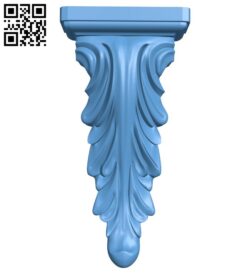 Top of the column A006368 download free stl files 3d model for CNC wood carving