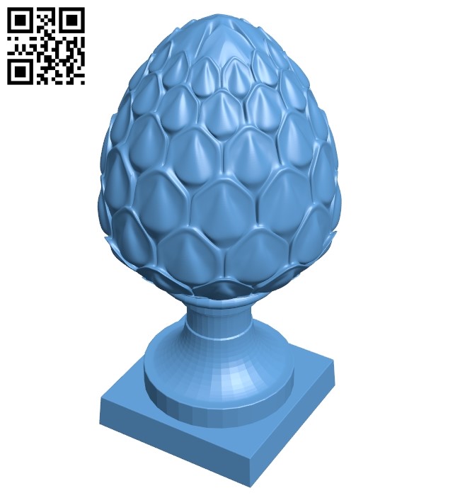 Top of the column A006417 download free stl files 3d model for CNC wood carving