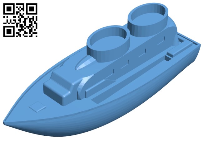 Toy ship B009485 file stl free download 3D Model for CNC and 3d printer