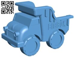 Toy truck B009475 file stl free download 3D Model for CNC and 3d printer