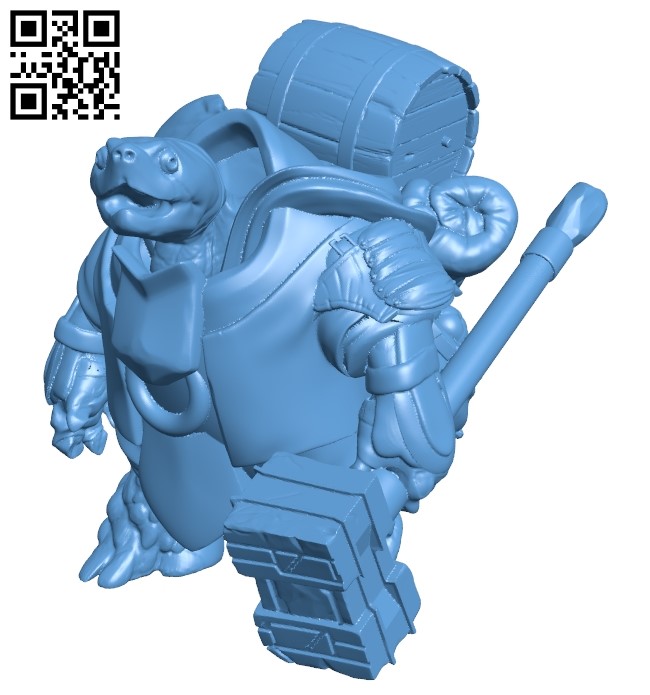 Turtleman B009497 file stl free download 3D Model for CNC and 3d printer