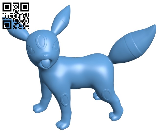 Umbreon - Pokemon B009519 file stl free download 3D Model for CNC and 3d printer