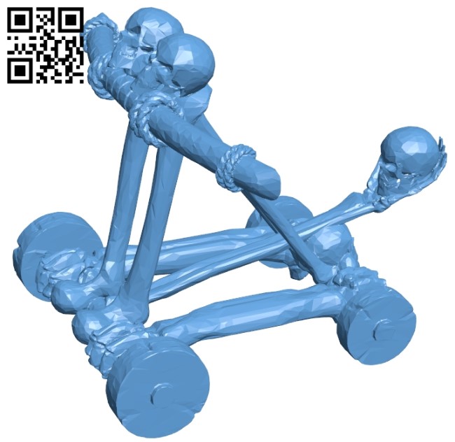 Undead catapult B009505 file stl free download 3D Model for CNC and 3d printer