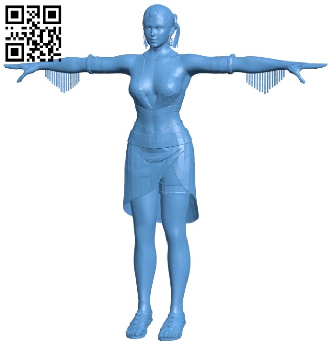 Western heroine - women B009533 file stl free download 3D Model for CNC and 3d printer