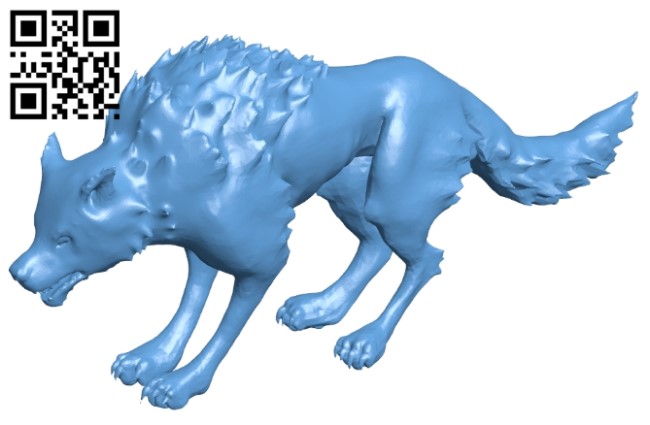 Wolf Sculpt B009504 file stl free download 3D Model for CNC and 3d printer