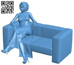 Woman B009477 file stl free download 3D Model for CNC and 3d printer
