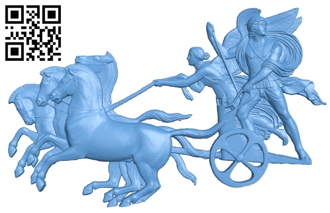 Chariot A006501 download free stl files 3d model for CNC wood carving