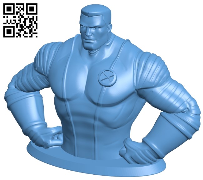 Colossus - superhero B009602 file stl free download 3D Model for CNC and 3d printer