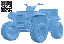 Four-wheeled motorbike A006493 download free stl files 3d model for CNC wood carving