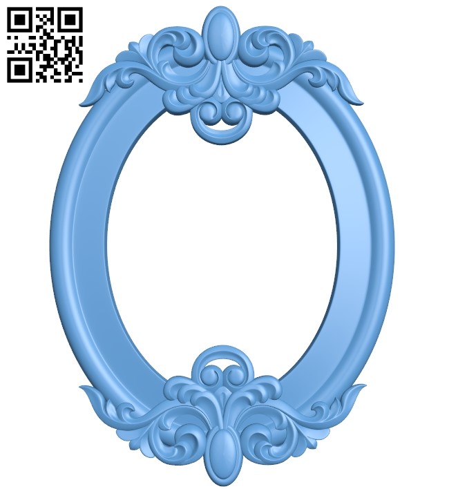 Picture frame or mirror A006480 download free stl files 3d model for CNC wood carving