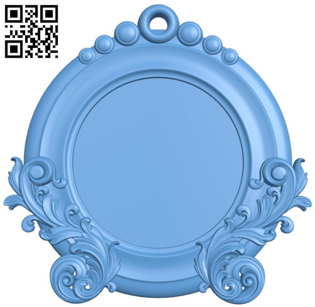 Picture frame or mirror A006544 download free stl files 3d model for CNC wood carving