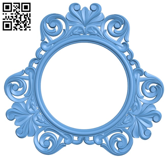 Picture frame or mirror A006545 download free stl files 3d model for CNC wood carving