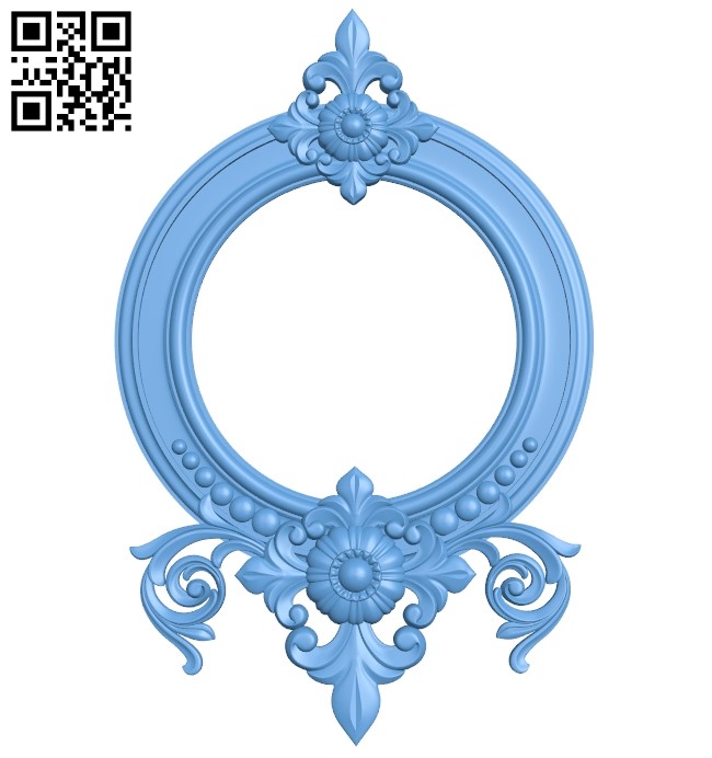 Picture frame or mirror A006546 download free stl files 3d model for CNC wood carving
